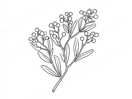 Mistletoe Vector Graphic preview