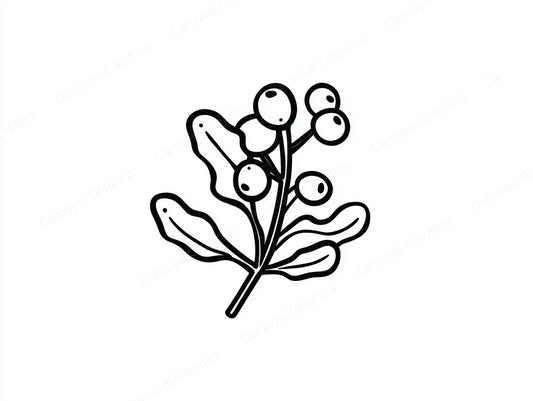 Mistletoe Vector Graphic preview