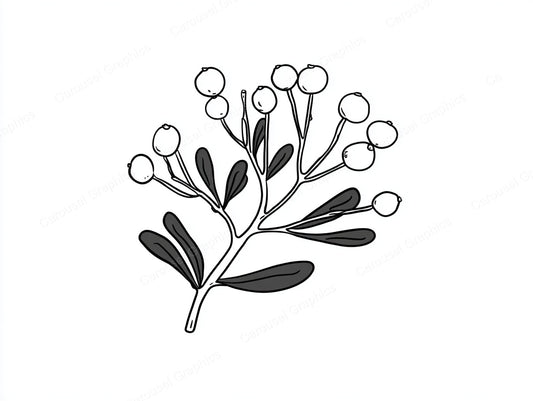 Mistletoe Vector Graphic preview