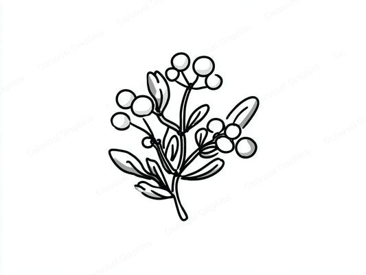 Mistletoe Vector Graphic preview