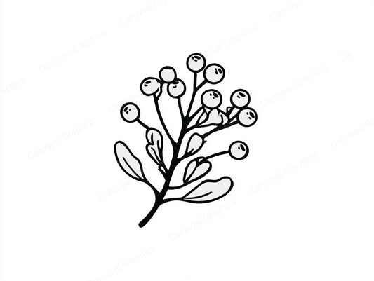 Mistletoe Vector Graphic preview