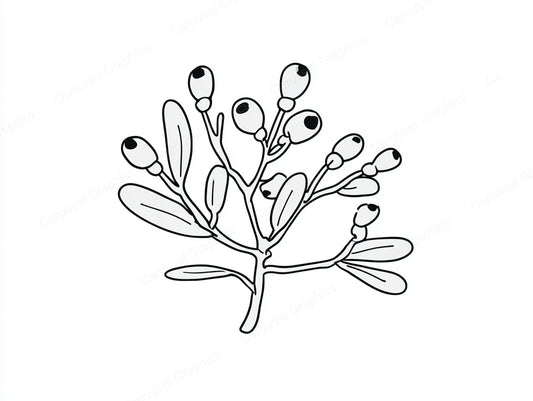 Mistletoe Vector Graphic preview