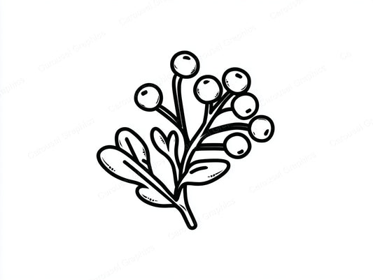 Mistletoe Vector Graphic preview