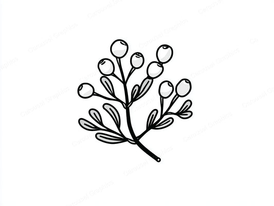 Mistletoe Vector Graphic preview