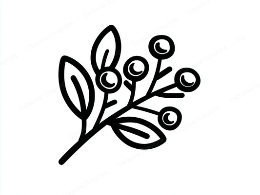 Mistletoe Vector Graphic preview