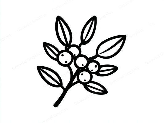 Mistletoe Vector Graphic preview
