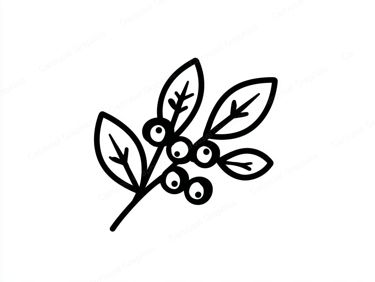Mistletoe Vector Graphic preview