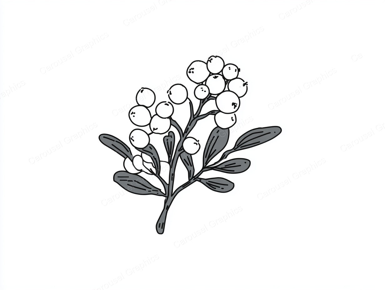Mistletoe Vector Graphic preview