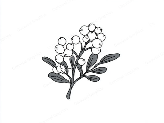 Mistletoe Vector Graphic preview