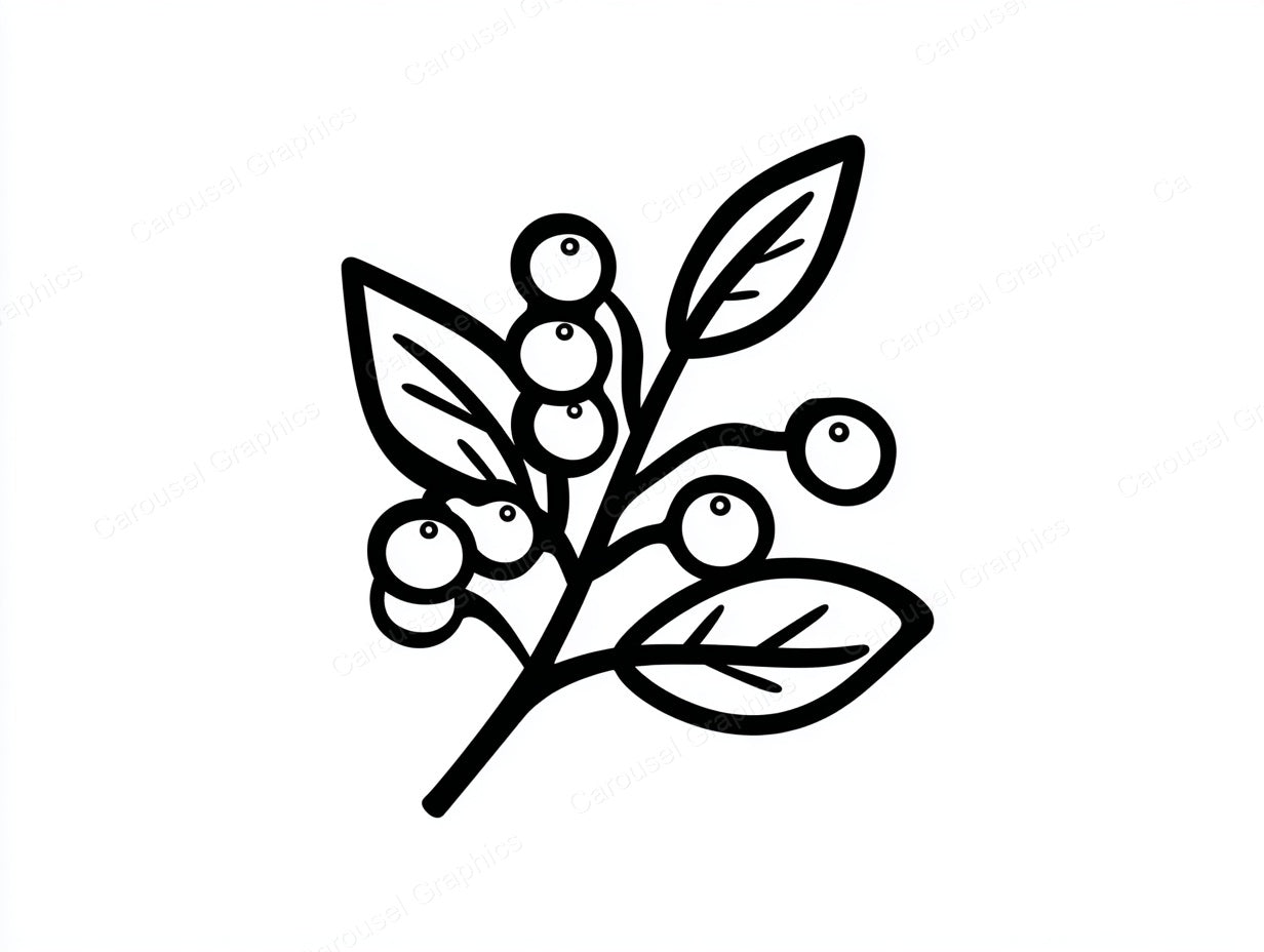 Mistletoe Vector Graphic preview