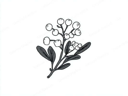 Mistletoe Vector Graphic preview