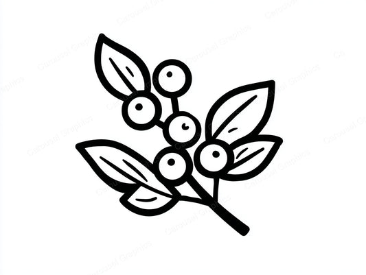 Mistletoe Vector Graphic preview