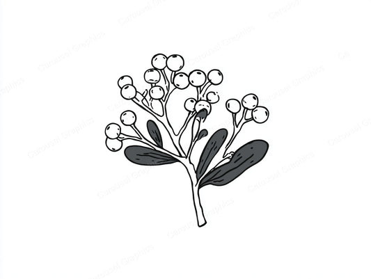 Mistletoe Vector Graphic preview