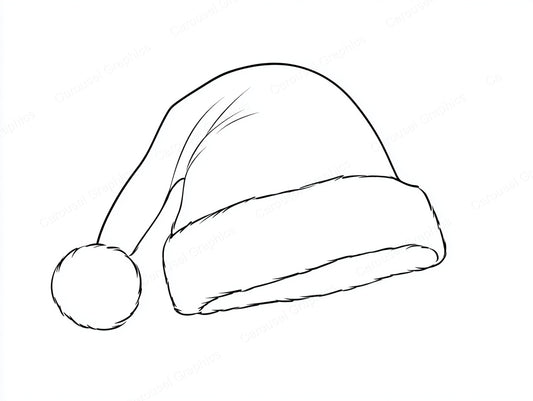 Santa Hat Vector Graphic preview