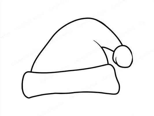 Santa Hat Vector Graphic preview