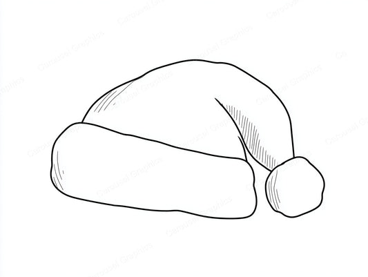 Santa Hat Vector Graphic preview
