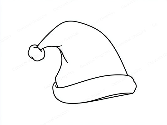 Santa Hat Vector Graphic preview