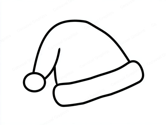 Santa Hat Vector Graphic preview