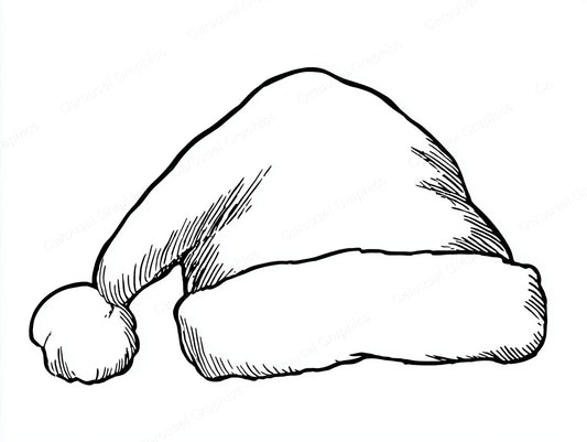 Santa Hat Vector Graphic preview