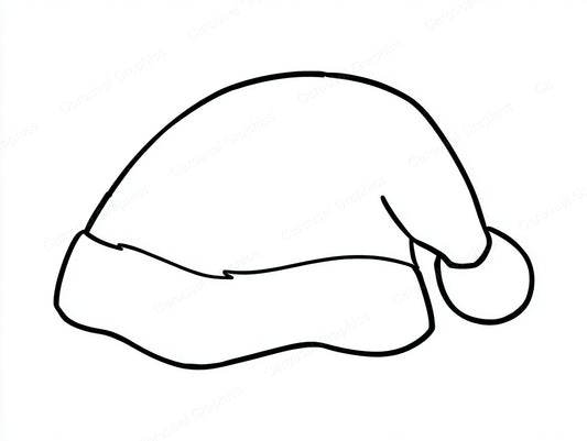 Santa Hat Vector Graphic preview