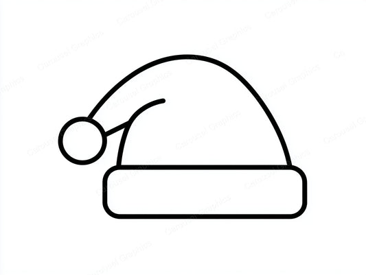 Santa Hat Vector Graphic preview