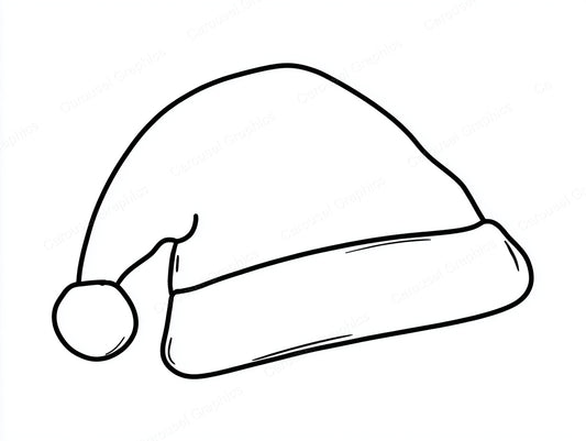 Santa Hat Vector Graphic preview