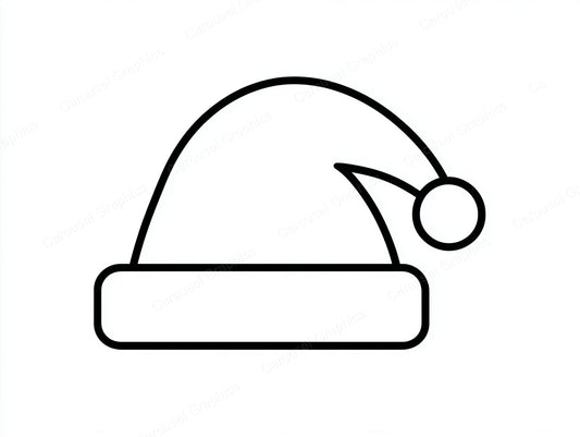 Santa Hat Vector Graphic preview