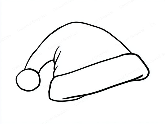 Santa Hat Vector Graphic preview