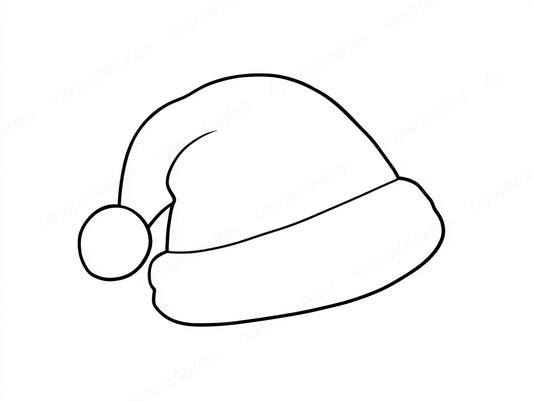 Santa Hat Vector Graphic preview