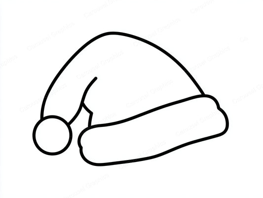 Santa Hat Vector Graphic preview