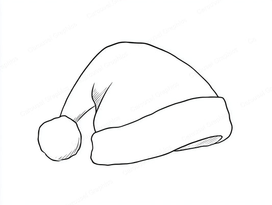 Santa Hat Vector Graphic preview