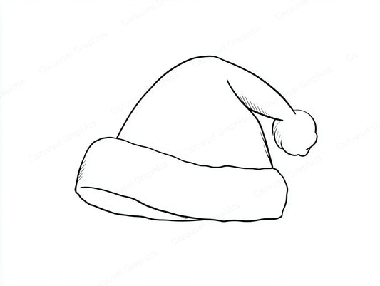 Santa Hat Vector Graphic preview