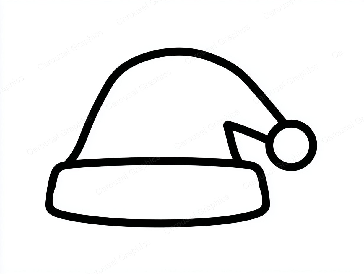 Santa Hat Vector Graphic preview