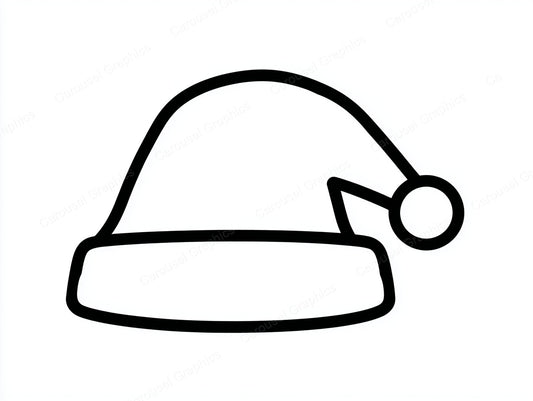 Santa Hat Vector Graphic preview