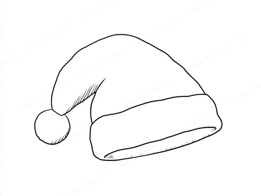 Santa Hat Vector Graphic preview