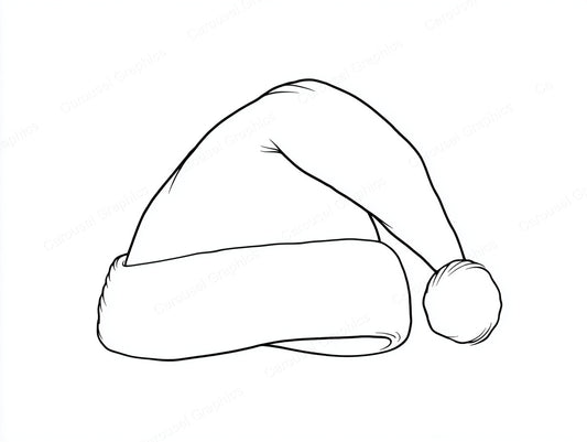Santa Hat Vector Graphic preview