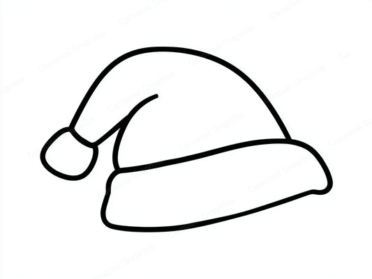Santa Hat Vector Graphic preview