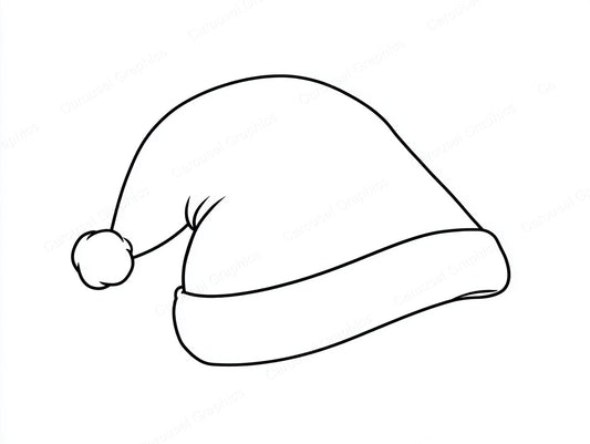 Santa Hat Vector Graphic preview