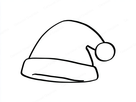 Santa Hat Vector Graphic preview
