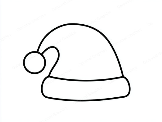 Santa Hat Vector Graphic preview
