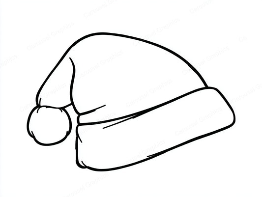 Santa Hat Vector Graphic preview