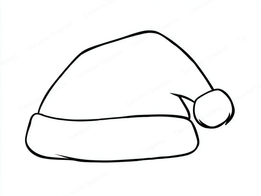Santa Hat Vector Graphic preview