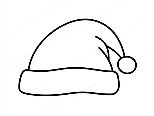 Santa Hat Vector Graphic preview