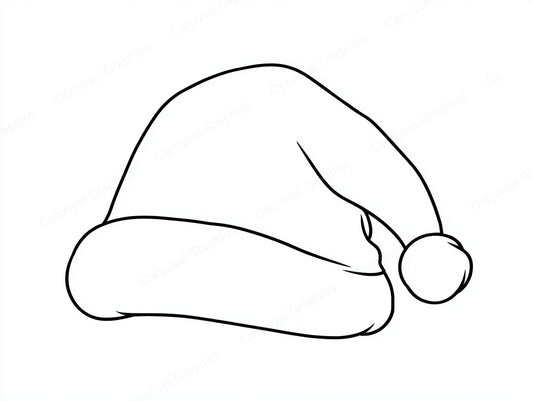 Santa Hat Vector Graphic preview