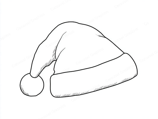Santa Hat Vector Graphic preview