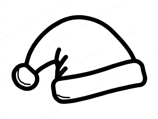 Santa Hat Vector Graphic preview