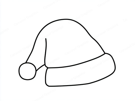 Santa Hat Vector Graphic preview