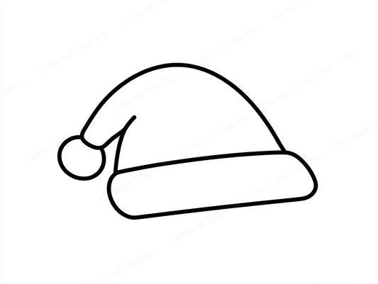 Santa Hat Vector Graphic preview