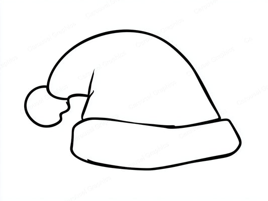 Santa Hat Vector Graphic preview