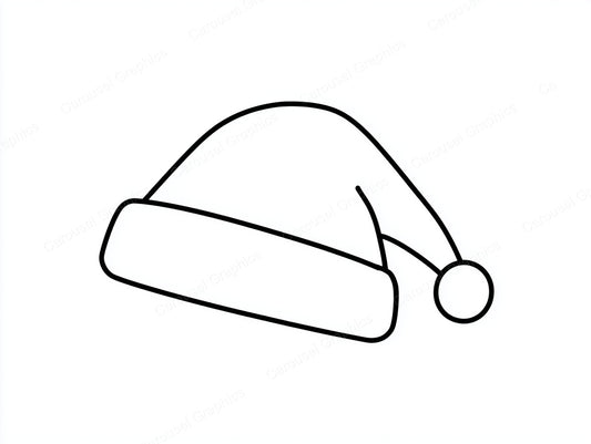 Santa Hat Vector Graphic preview